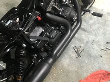 Next comes the exhaust.