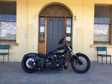 I've just fitted SAS air suspension and Metz 260 rear and 120 front tyres.