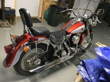 Sissy bar and bag supports are coming off too.