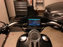 It fills the void between handlebar and mini batwing