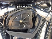 Drill a hole in the location of your choice in the air box.