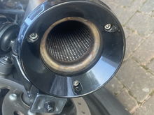 Removed the baffle from the S&S exhaust