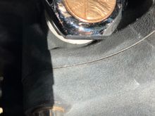 It just so happens that the transmission dipstick for my 08 FXSTC has a depression in it that is the perfect size for a Penny. I decided to find one minted in my birth year of 1959, and believe it or not the very first one I grabbed from my coin jar was a 1959. A little polish and emblem adhesive and I have just one more touch to the bike.