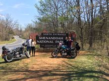 Any better way to start off the season then to cruise skyline drive? This was Will's (left)1st long trip with the America, it truly was a test of the bikes reliability. Around trip was just over 10hours of riding.