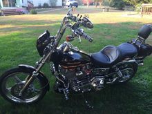 Saddleman explorer seat tall sissy bar.
For the wife.