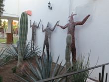 Funky hotel art