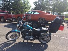 Found the most famous moving land mark of hazzard county near the 68/70 inner change called "the gap" Not everyday you see these..