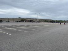 1-half of the Pentagon north lot appox 11:30 a.m.