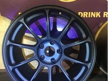 Option 1 Flat blue and sandpaper texture. 