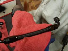 Tighten the hose end like before - one completed AN hose