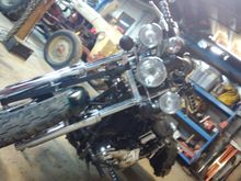 New Wide Glide forks and trees