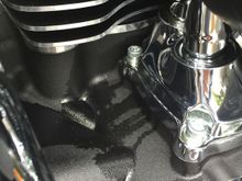 Replaced the tappet block gasket
