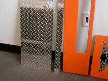 Painted parts &amp; diamond plate cut