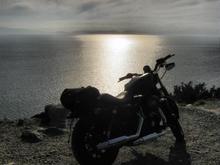 sunset aegean sea