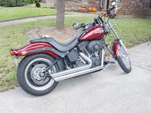 2009 Night train with Fatbob Bars