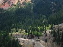 Red Mountain Pass on the Million Dollar Highway. Colorado.