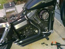 putting my touches to street bob