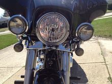 HD Spots &amp; Custom Dynamics LED turn signals (smoked lenses for both)