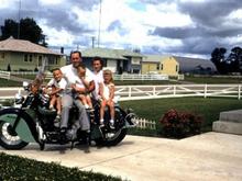 Dad's Indian 1957. Anyone know the year of this bike??? he was the original big twin.