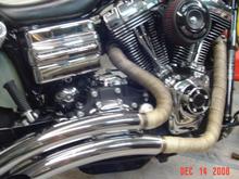 dyna project 003-exhaust wrap