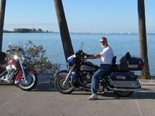 My husband, Mark, on Longboat Key, FL