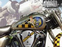 LarryXcop2....Former bike prior to new Switchback; this was a bomber bike memorial creation that won 3 trophies at Americade a few years back....Loving the new FLD however