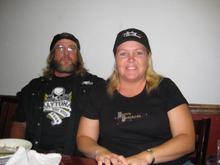 Lisa &amp; myself on poker run