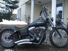 Future mods 2009...black fork legs and black rims.. (photoshopped)