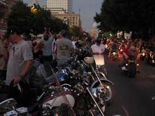 Never seen so many bikes as there were downtown and in that parade.....incredible!