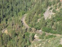 Some of the switchbacks from Flagstaff to Sedona