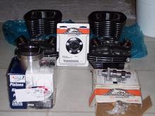 Parts for the 95' build, a lot of money sitting there.
