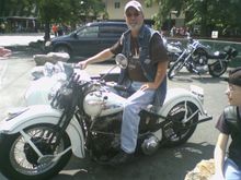 Me on a 1948 Pan Head