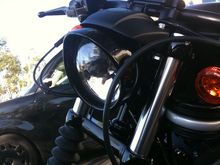 headlight visor ring