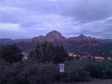 view from hotel in sedona