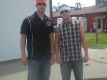 Jesse and Brock at poker run