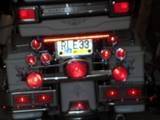 rear of Harley