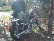 Greg riding in Va countryside