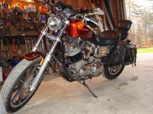 This is after I did a little bit of work to it.  This winter I'm going to change the look of the bike to resemble the old K model.