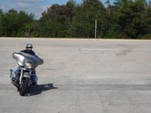 Pulling in after a ride across Alligator Alley