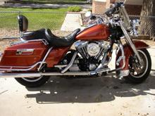 97 RoadKing, 92ci, Andrews 27g, 42mm mik. SE slipons.