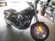The day I bought it............got hammered by rain on the way home..........oh well....broke her in good............