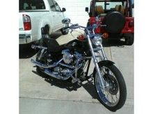 Harley in the drive