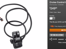 Here's your Cruise Control.  You'd need to have the dealer do a flash to the ECU for it to be recognized.