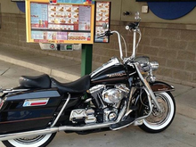 After a cross country move, I bought this 2001 Road King. I was essentially restarting my adult life and this bike helped keep me sane while I was doing that. 