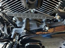 My EKG Tracing engraved on this shift rod