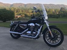 May 1, 2018 - Updates so far: H-D detachable windshield, Get-a-grip grips, LED headlight upgrade, LED turn signals w/halo rings and smoke lenses, LED brake light, front turn signal relocation, removed passenger pegs.