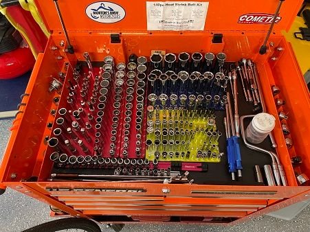 I park some of my tools in this cart.