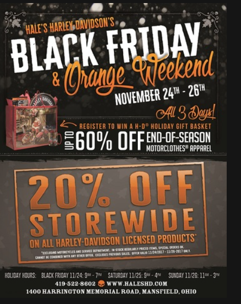 harley davidson black friday sale