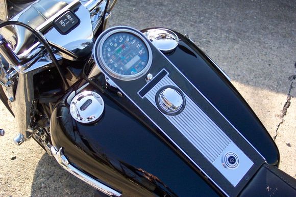 The stock stuff was wasted in the wreck, replaced it with later model metal and dash.