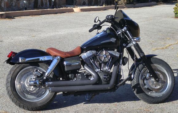 2009 Fat Bob FXDF Vivid Black